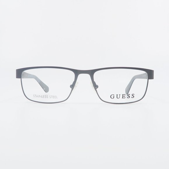 Guess GU1910/V 009 52mm New Gunmetal Rectangle Eyeglasses. - Picture 2 of 7